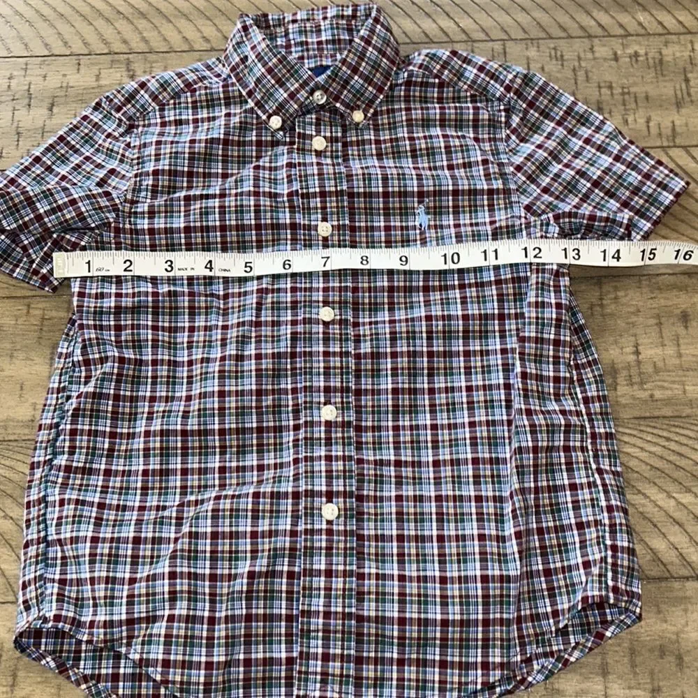 Ralph Lauren 💯 Cotton Natural Stretch Short Sleeve Shirt Unisex